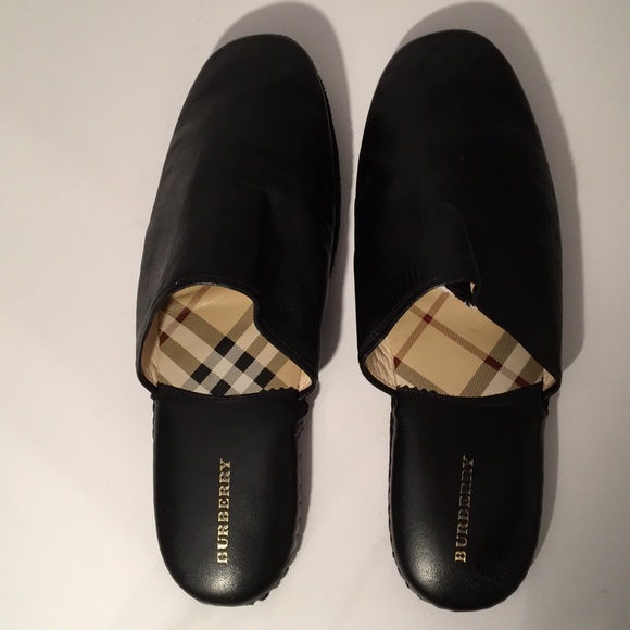 burberry slippers mens